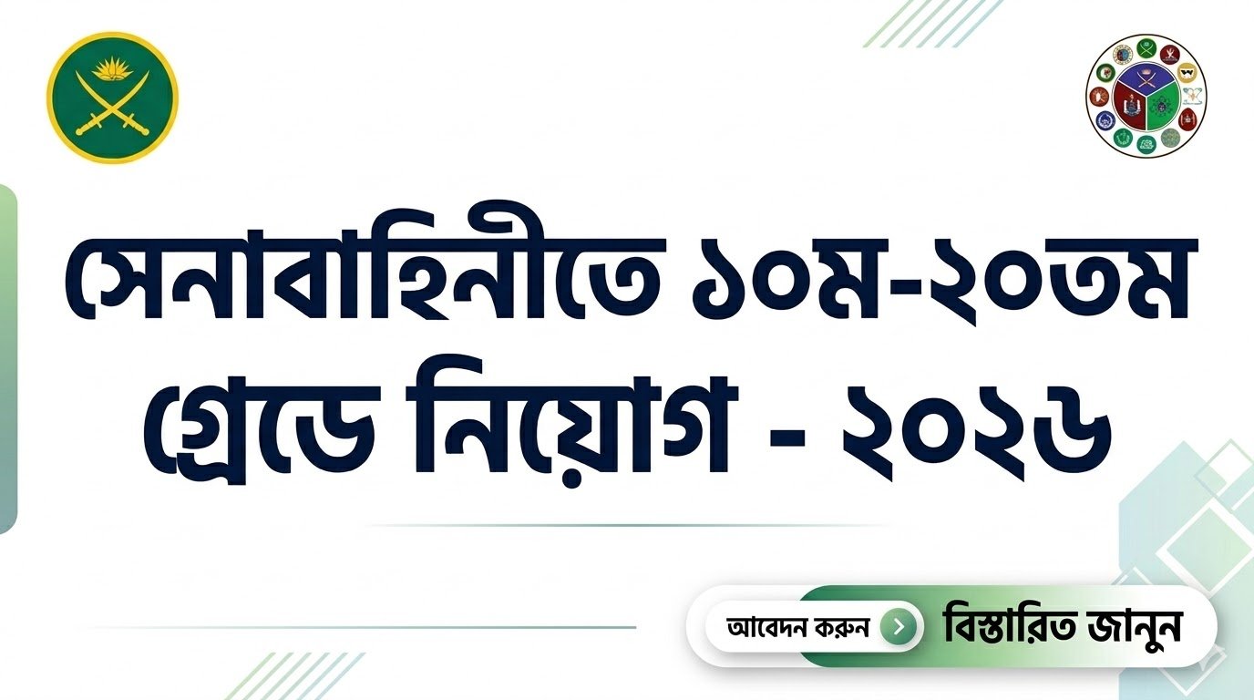 Army Civil Job Circular 2026