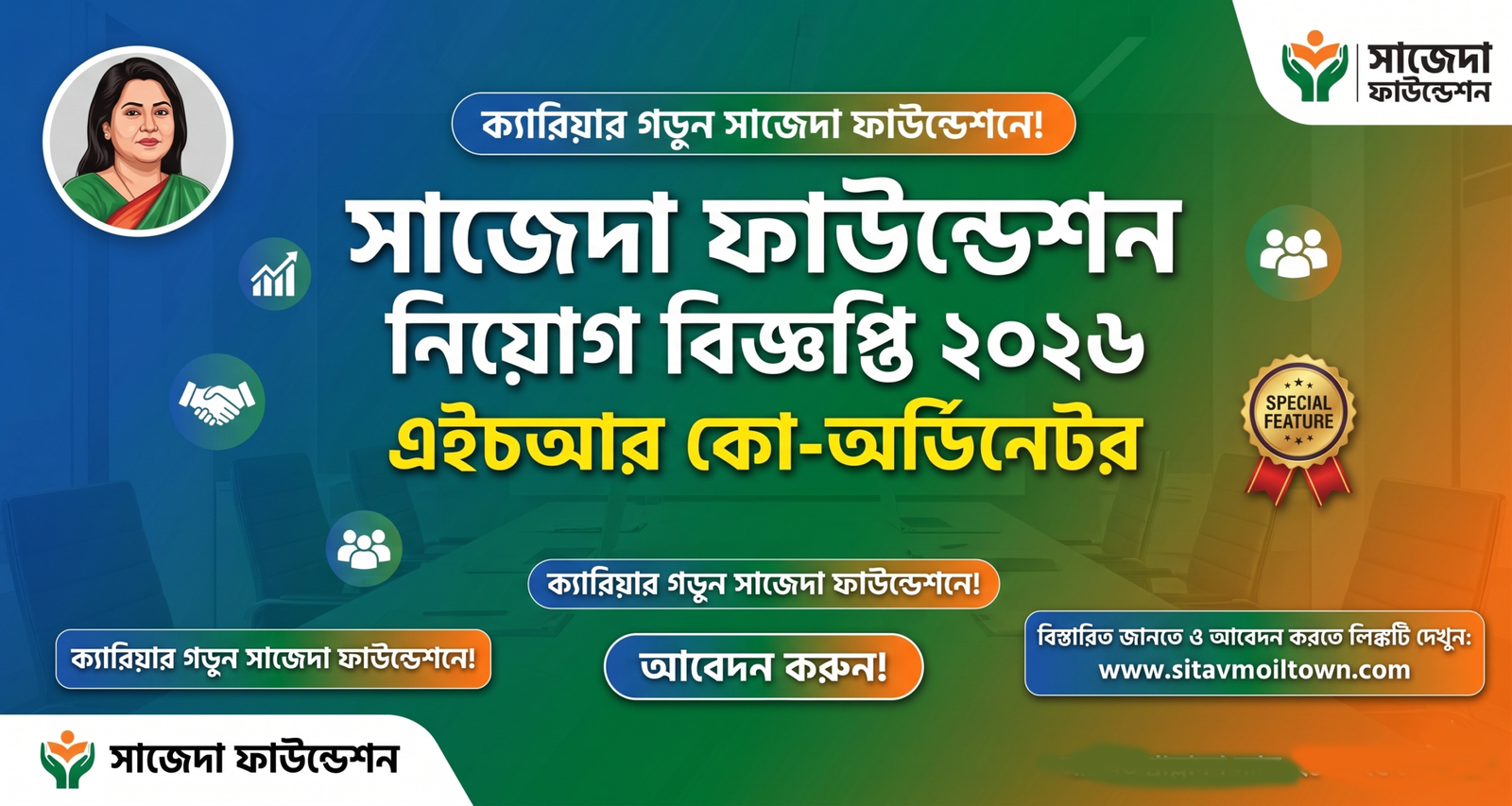 Sajida Foundation Job Circular 2026