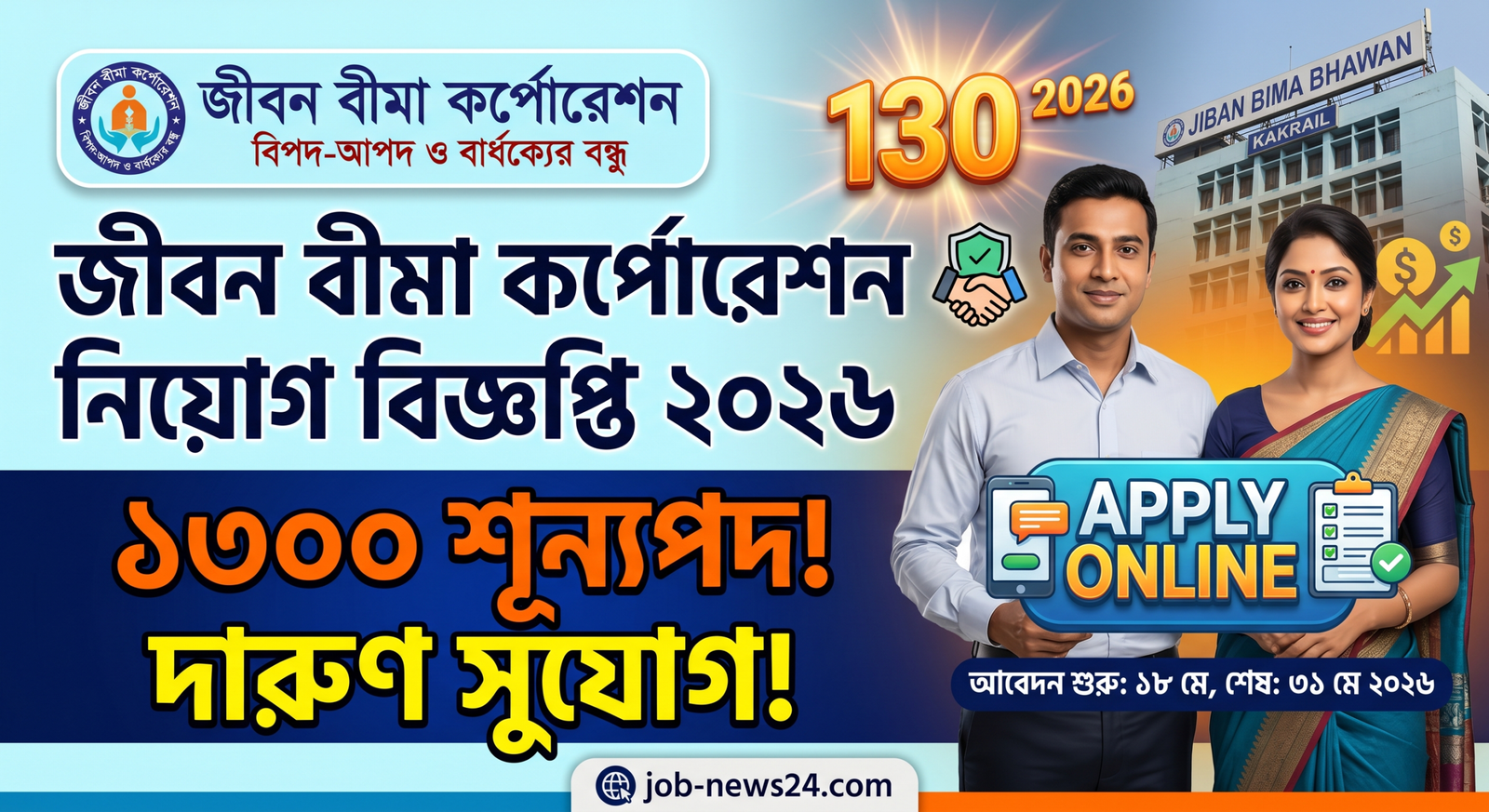 Jiban Bima Corporation Job Circular 2026