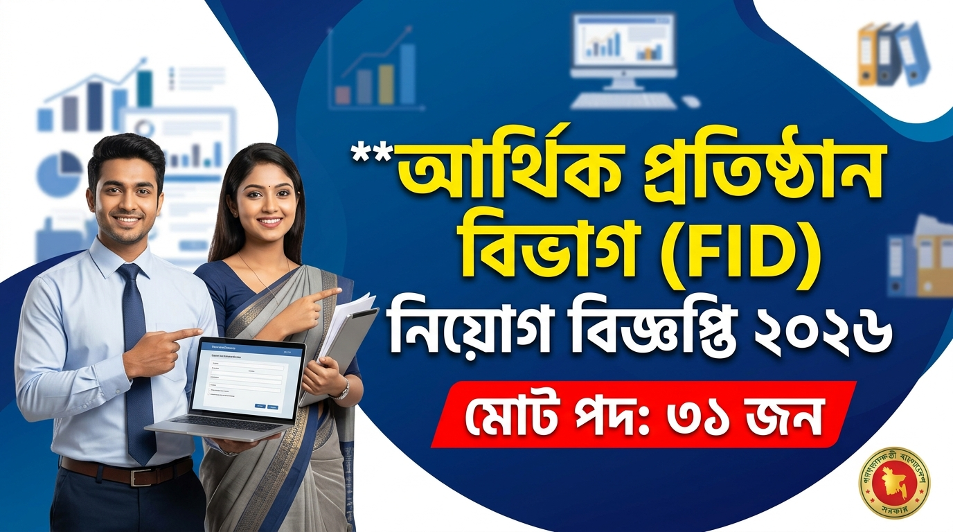 আর্থিক প্রতিষ্ঠান বিভাগ নিয়োগ বিজ্ঞপ্তি