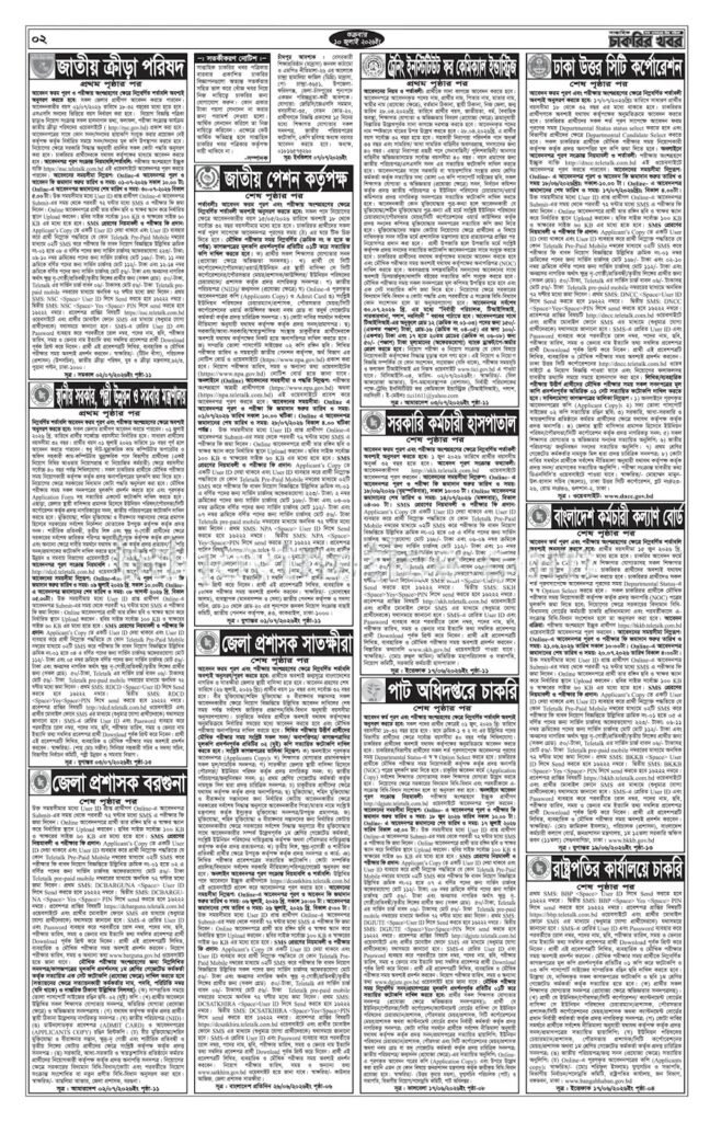 সাপ্তাহিক চাকরির খবর পত্রিকা ২০২৬