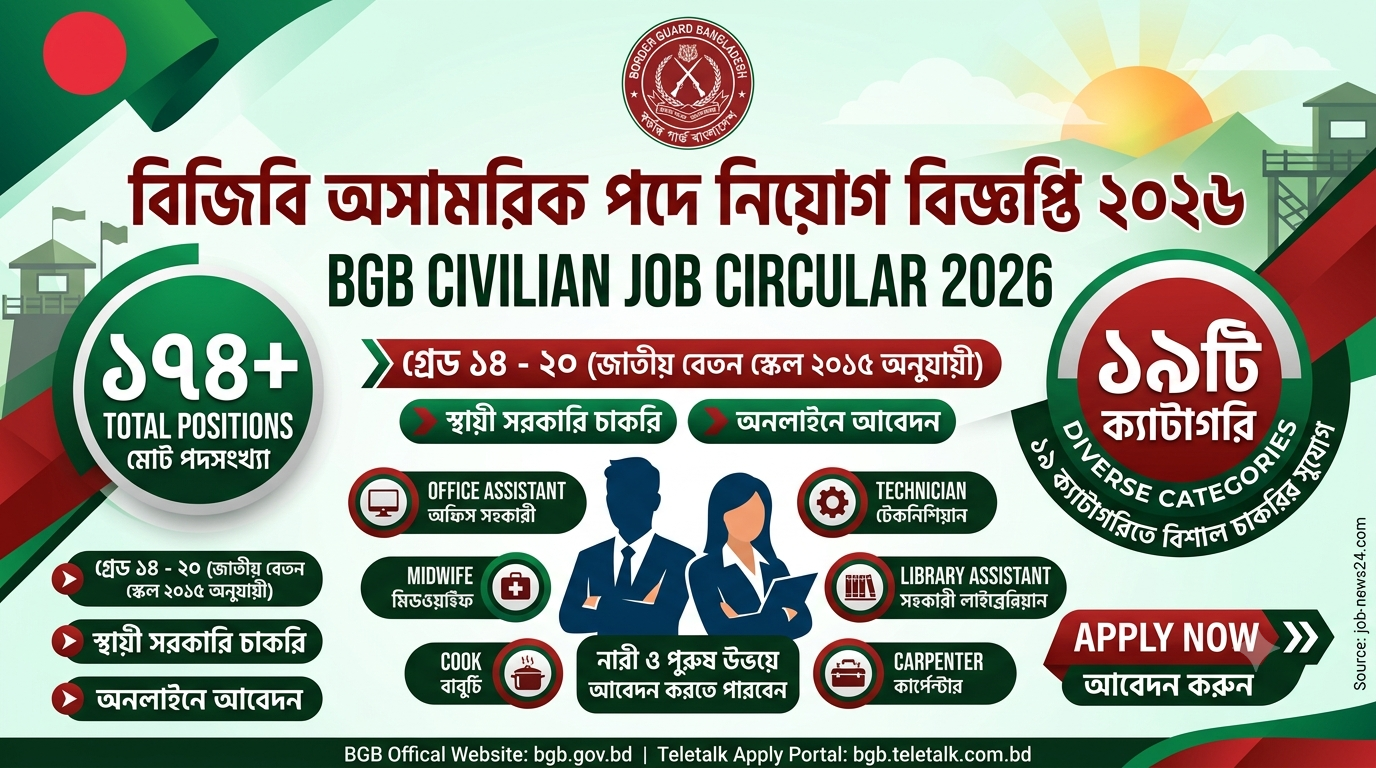 BGB Civilian Job Circular 2026