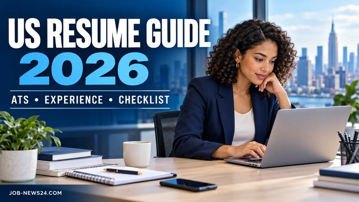 US resume guide 2026 with a clear application checklist